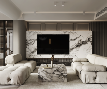 Modern A Living Room-ID:773648022