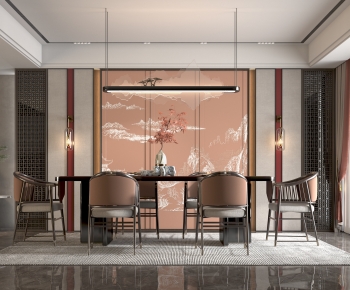 New Chinese Style Dining Room-ID:916496048