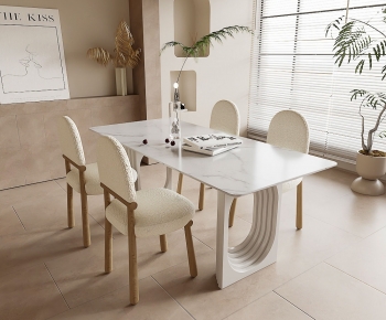 Modern Dining Table And Chairs-ID:203511951