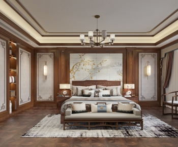 Chinese Style Bedroom-ID:698219065