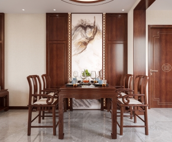 Chinese Style Dining Room-ID:651932954