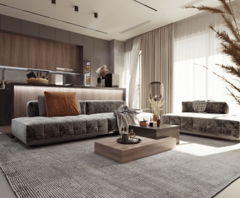 Modern A Living Room-ID:387043953