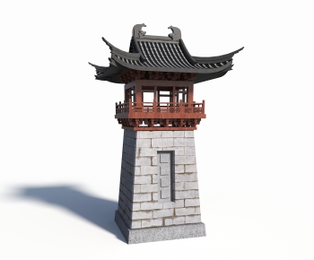 New Chinese Style Ancient Architectural Buildings-ID:984913114