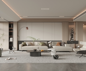 Modern A Living Room-ID:711206913