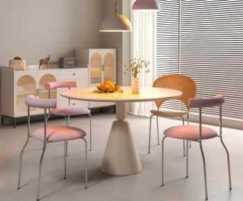 Modern Dining Table And Chairs-ID:528304106