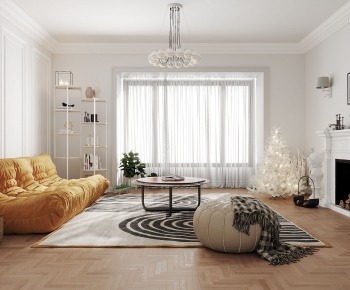 Simple European Style A Living Room-ID:278573044