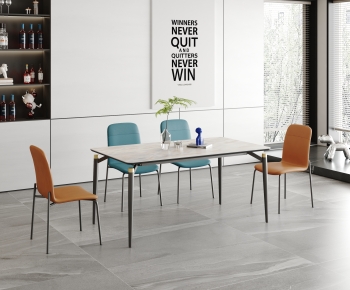 Modern Dining Table And Chairs-ID:649299696