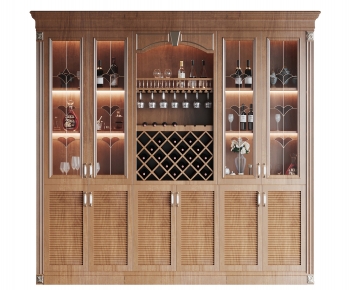 American Style Wine Cabinet-ID:508563047