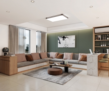 Modern A Living Room-ID:537259105