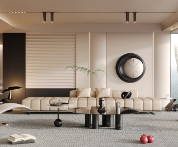 Modern A Living Room-ID:701780085