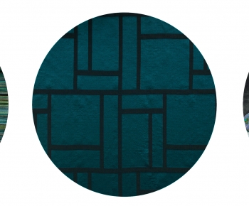 Modern Circular Carpet-ID:875227933