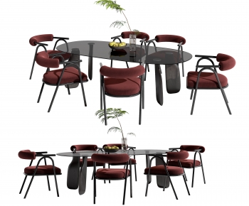 Modern Dining Table And Chairs-ID:738890892