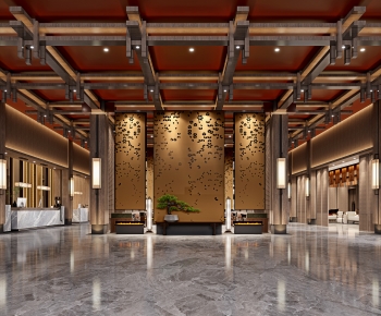 New Chinese Style Lobby Hall-ID:104010198