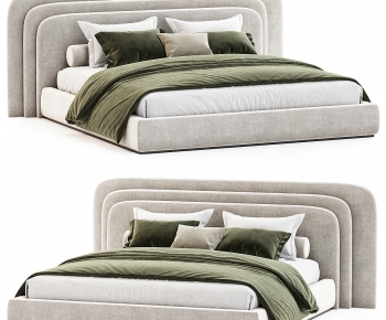 Modern Double Bed-ID:165410047
