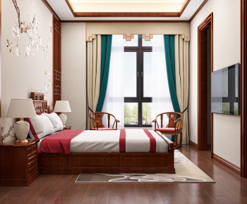 Chinese Style Guest Room-ID:592169852