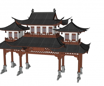 Chinese Style New Chinese Style Building Component-ID:679930931