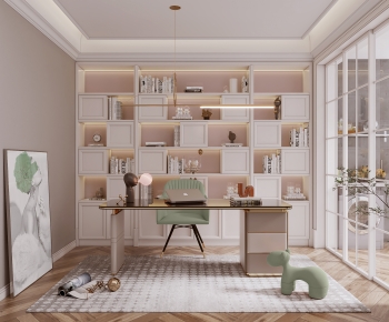 Simple European Style Study Space-ID:567506076