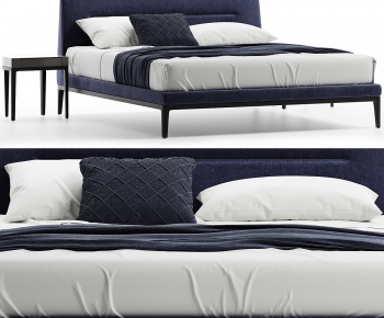 Modern Double Bed-ID:690839055