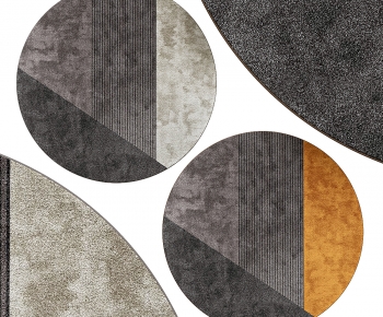 Modern Circular Carpet-ID:592623007