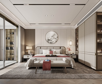 New Chinese Style Bedroom-ID:247467047