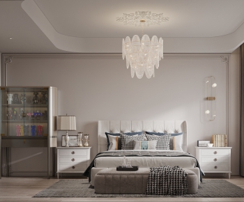 Simple European Style Bedroom-ID:889017115