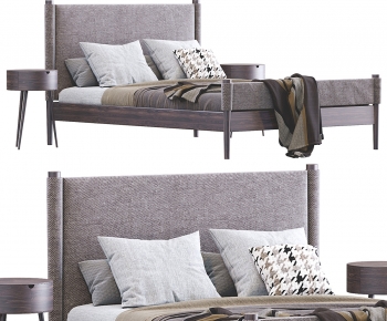 Modern Double Bed-ID:574959047
