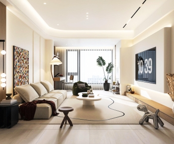 Modern A Living Room-ID:992073065