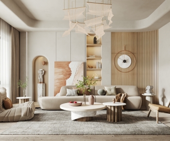 Wabi-sabi Style A Living Room-ID:467915066