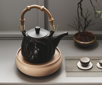 现代茶壶茶杯茶具-ID:187799978