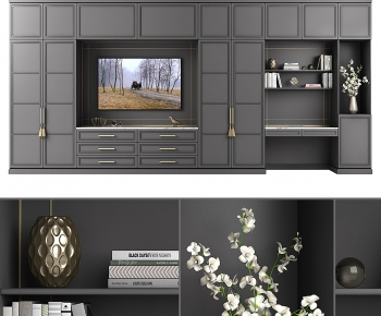 American Style TV Cabinet-ID:358627081