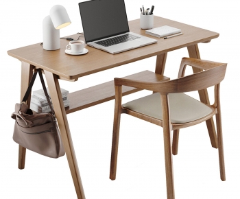 Modern Computer Desk And Chair-ID:118598986