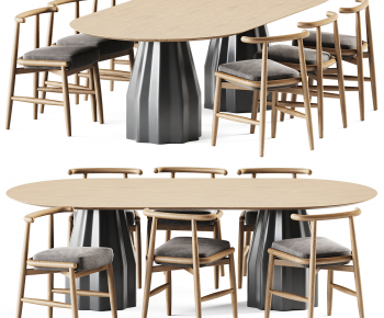 Modern Dining Table And Chairs-ID:917901046