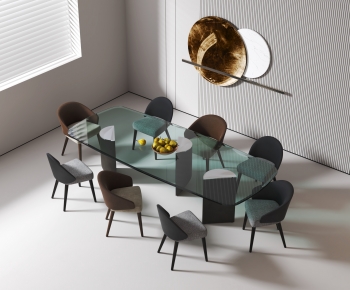 Modern Dining Table And Chairs-ID:735753066