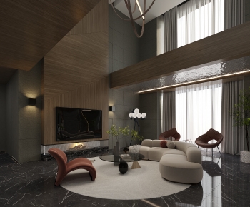 Modern A Living Room-ID:403218987