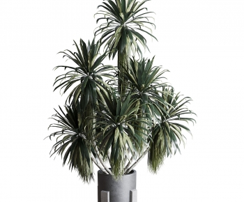 Modern Potted Green Plant-ID:831749454