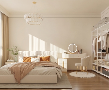 Modern Wabi-sabi Style Bedroom-ID:158997063