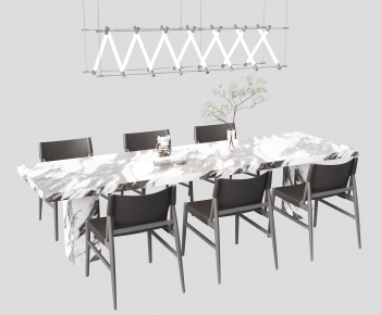 Modern Dining Table And Chairs-ID:651305918