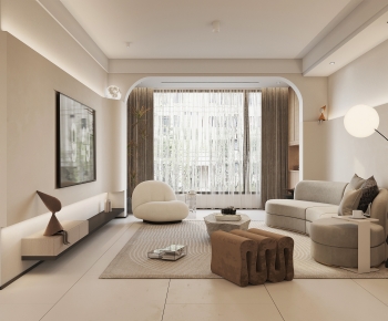 Wabi-sabi Style A Living Room-ID:138987063