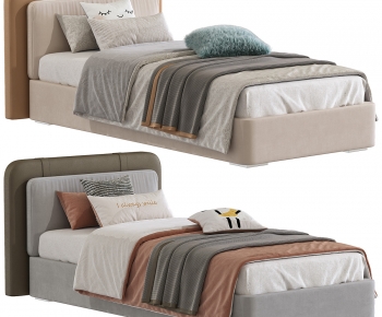 Modern Single Bed-ID:132269961