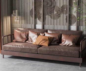 New Chinese Style A Sofa For Two-ID:757162099