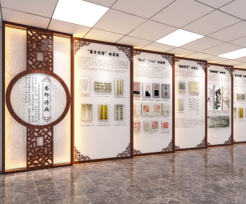 New Chinese Style Exhibition Hall-ID:657741074