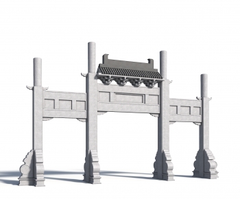 Chinese Style Ancient Architectural Buildings-ID:227818016