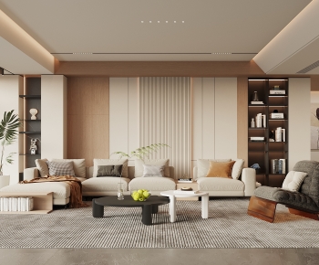 Modern A Living Room-ID:364658848