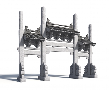 Chinese Style Ancient Architectural Buildings-ID:339544069