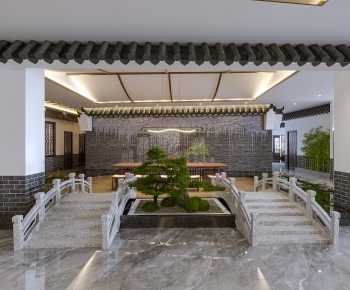 New Chinese Style Teahouse Tea House-ID:469527012