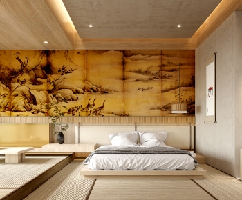 Japanese Style Bedroom-ID:413228032