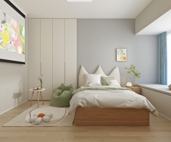 Nordic Style Bedroom-ID:449558022