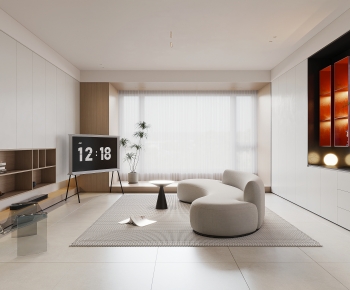 Modern A Living Room-ID:184254882