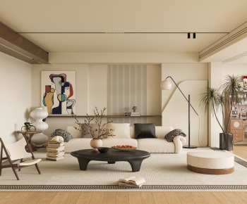 Wabi-sabi Style A Living Room-ID:227371937