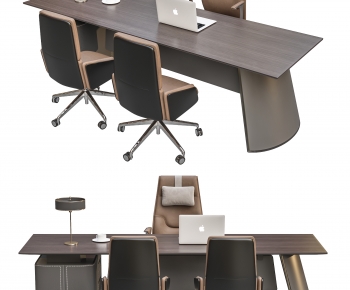 Modern Manager's Desk-ID:801448118